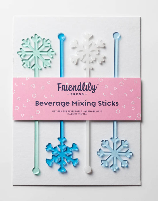 Load image into Gallery viewer, Snowflake Drink Stirrers

