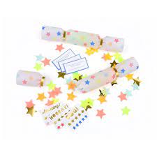 Multicolor Star Confetti Small Crackers