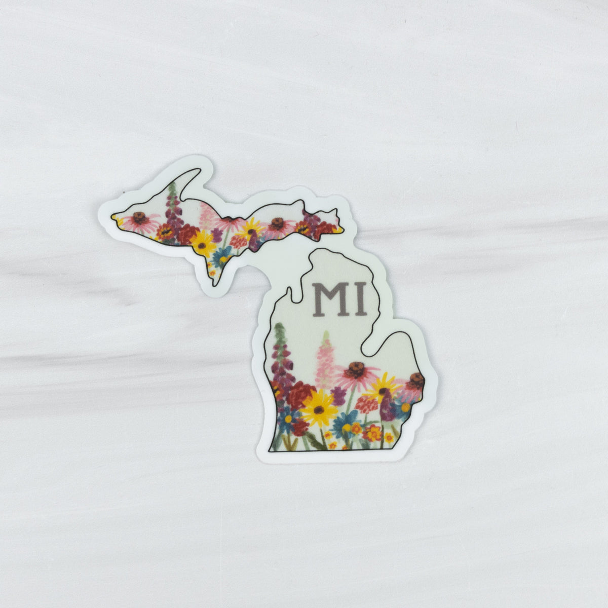 Michigan Painterly Pattern Sticker – Kit's