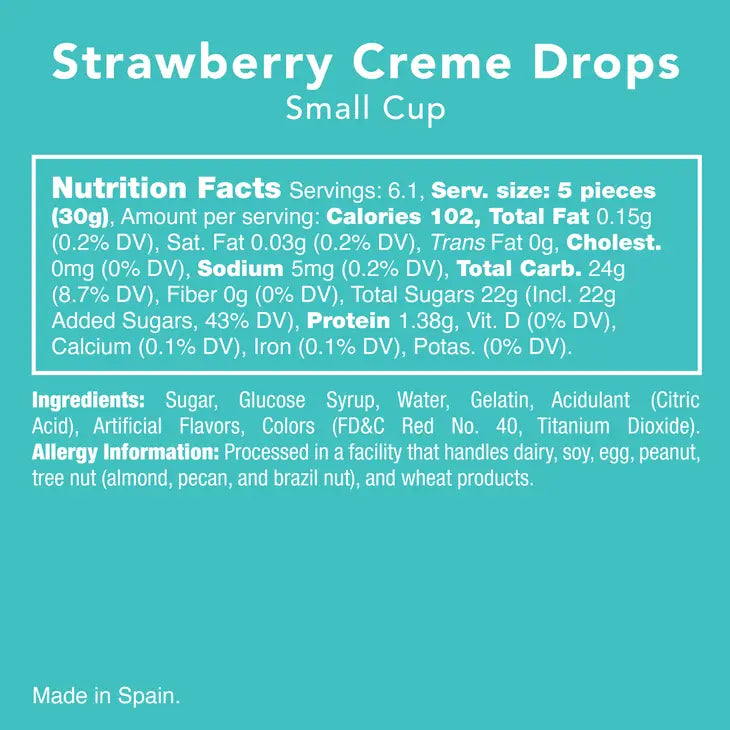 Strawberry Creme Drops