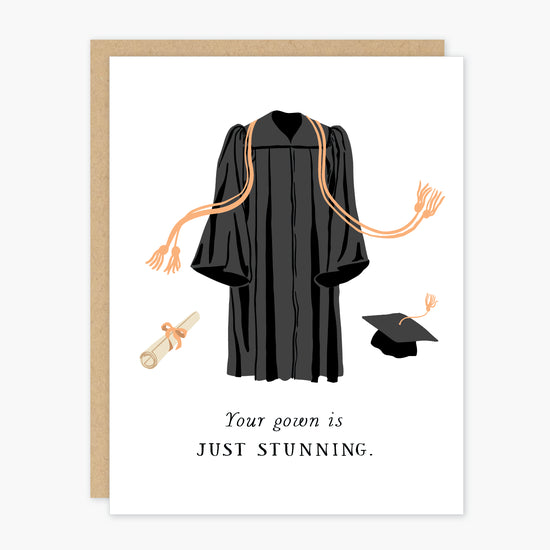Load image into Gallery viewer, Stunning Gown Graduation Card
