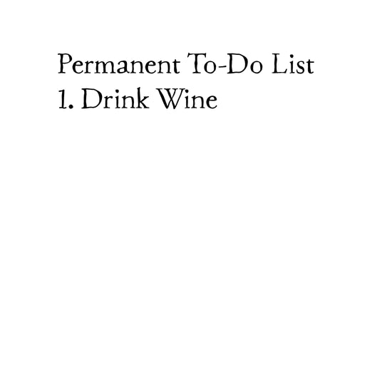Flying Edna "Permanent To-Do List" Print