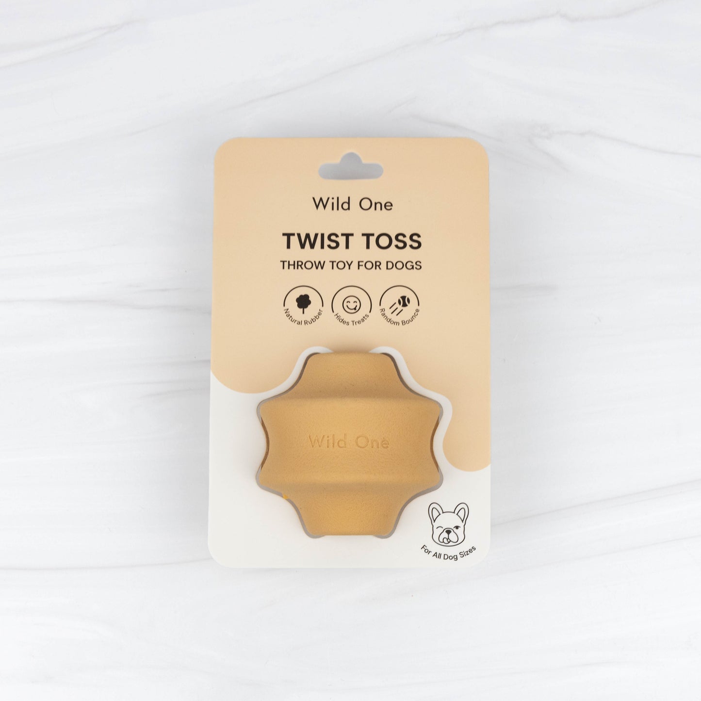 Tan Twist Toss Toy