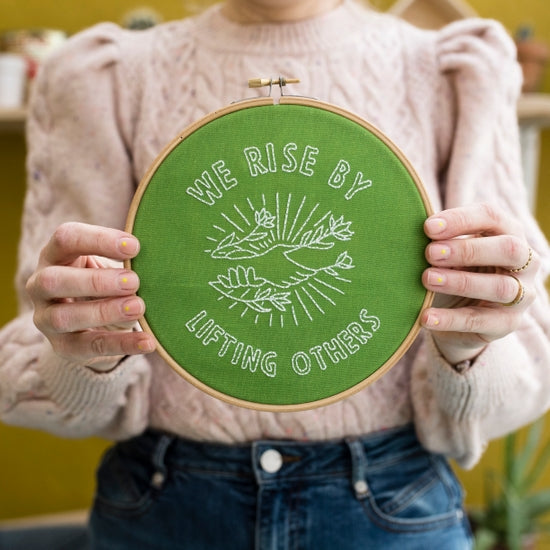 We Rise by Lifting Others Embroidery Kit