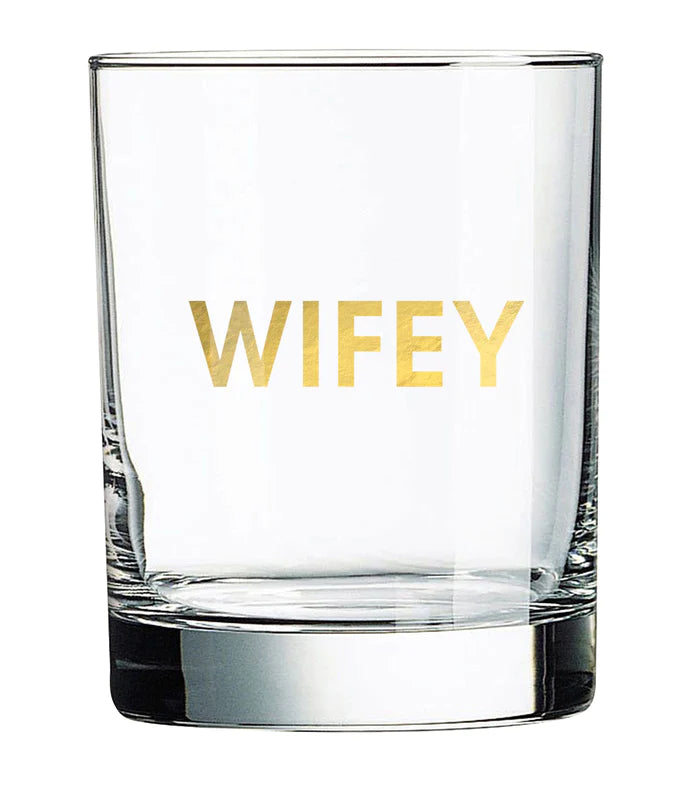 Load image into Gallery viewer, Wifey Rocks Glass
